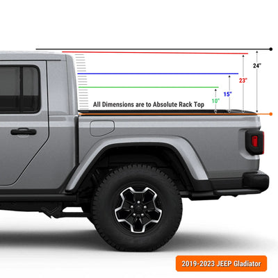 XTR3 Bed Rack for Jeep GladiatorXtrusion Overland